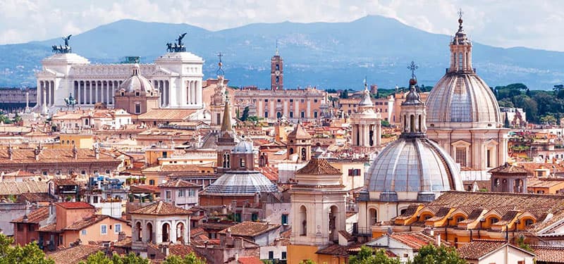 Immagine del Centro storico di Roma per richiedere una Valutazione immobiliare
